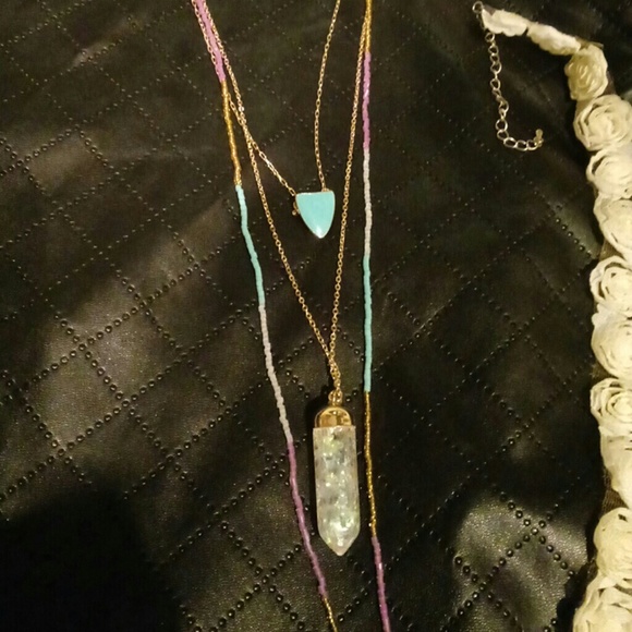 Rue 21 Necklace/White Rose Choker - Picture 5 of 6